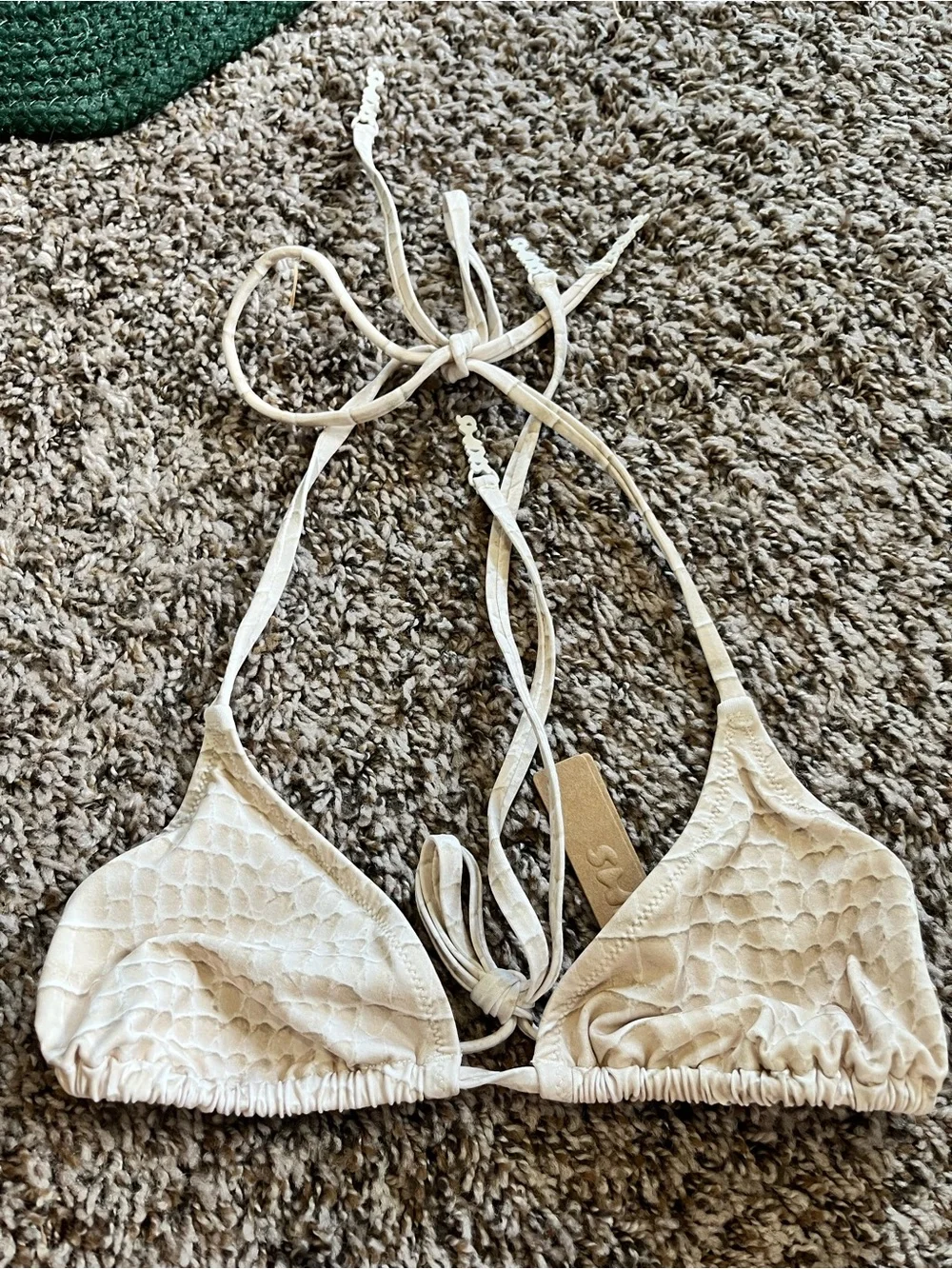 SKIMS crocodile egret Bikini